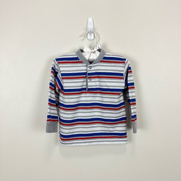 Vintage Healthtex Striped Long Sleeve Shirt 3T USA - Picture 1 of 7